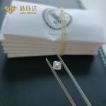 Polish Cut Certified Lab Grown Diamonds Square Cushion White
