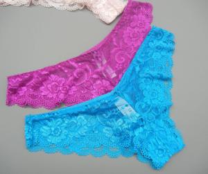 Quality Colorful Sexy transparent thong wholesale
