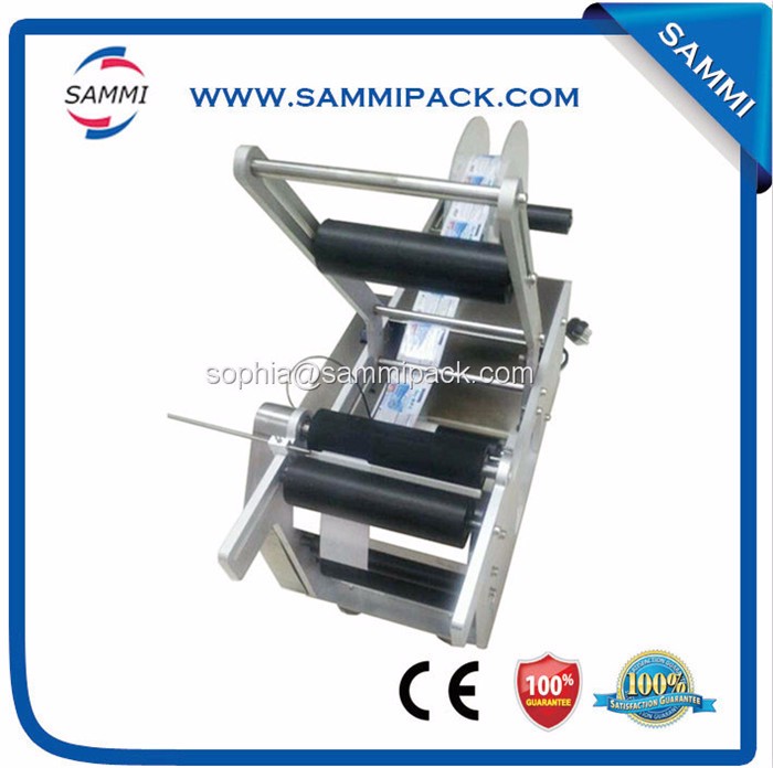 220v Electric Semi Automatic Round Bottle Labeling Machine Multifunctional