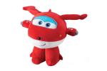 8 Style Cartoon Plush Toys 20cm Super Wings Airplane , Red / Green / Yellow