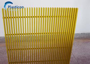 Quality Weatherproof FRP Profile Yellow FRP Fence Fibre Reinforced Plastic wholesale