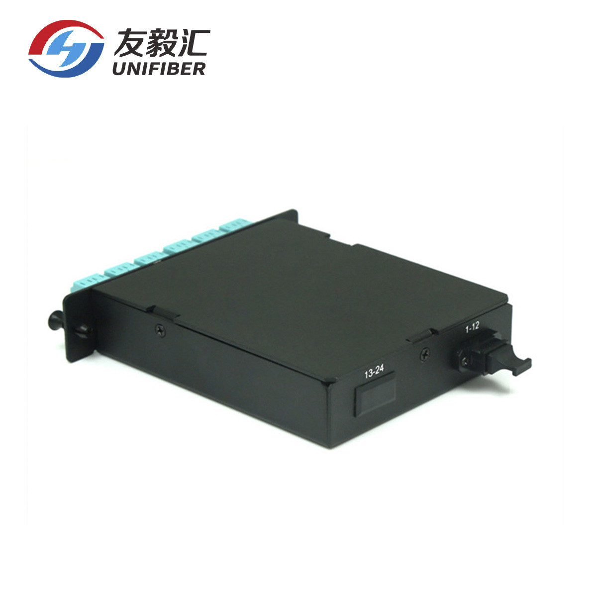 24 Core MTP To LC Cassette Optical Fiber Panel MTP MPO Connector
