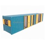 Steel frame Galvanized Steel Bending 180g 40FT Container Modular Wooden House