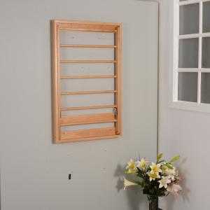 Quality Natural Wood Solid Beech 15.5cm Depth Wall Mounted Drying Rack wholesale