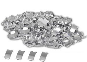 Quality Galvanized Razor Wire Fittings Barbed Wire Clips For Razor Wire Fastening wholesale