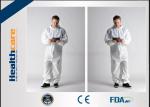 Waterproof Insulated Disposable Protective Coveralls , Full Body Cleaning Suit
