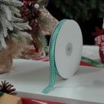 1cm*45m Chritsmas Printed Ribbon For Gift Packing And Garment Accessories