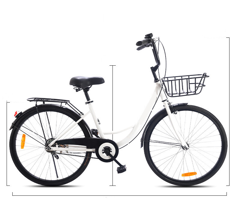 Odm Customized Urban City Bicycles High Carbon Steel Frame for an Environmentally-friendly Ride