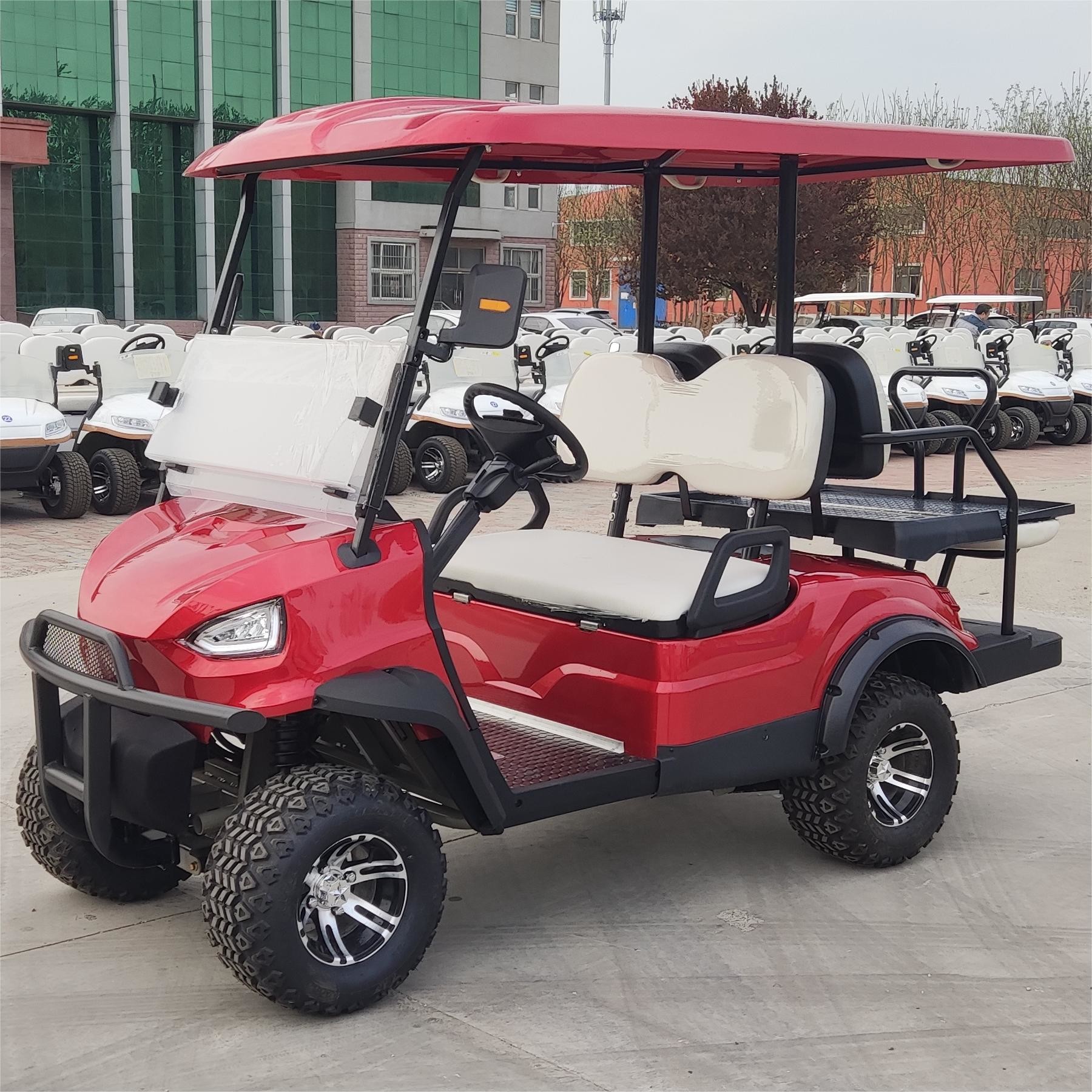 OEM Electric Golf Cart 50km Range Electric LSV Aetric Golf Cart With Lead Acid Battery