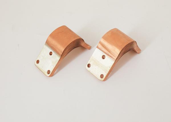 Laminated Soft Flexible Copper Connector , Wire Electrical Copper Connectors