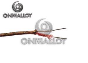 Quality Yellow / Red 0.71mm K Type Thermocouple Cable With High Temp Insulation ANSI 96.1 wholesale