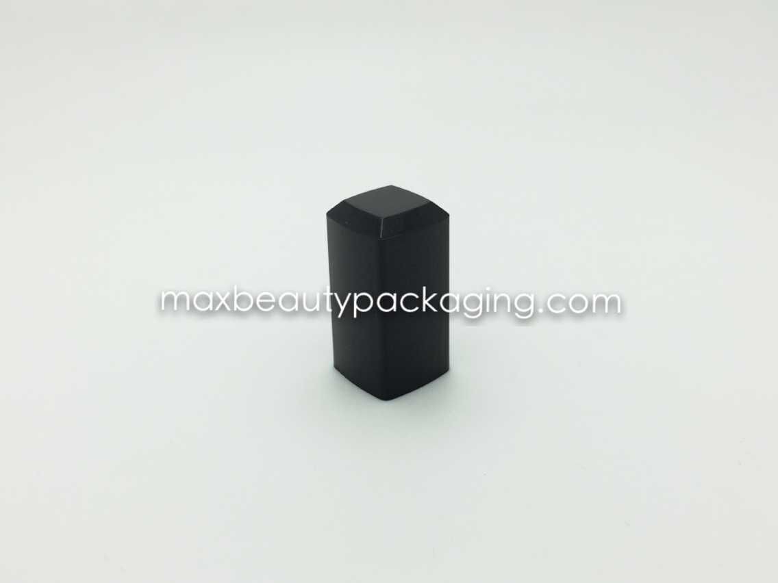 N2002 uv shiny matte black finish nail polish cap nail polish packaging injection glossy black cap plastic cap