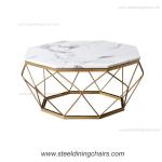 Diamond 40cm 89cm Tempered Glass Stainless Steel Coffee Table