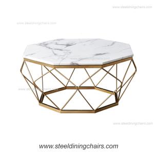 Quality Diamond 40cm 89cm Tempered Glass Stainless Steel Coffee Table wholesale