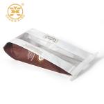 OEM Printing Logo Resealable Paper Bags With Window