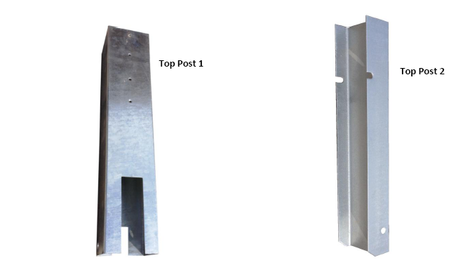 Galvanized Powder Coated Straight Barrier SKT Terminal End Wings Straight Barrier