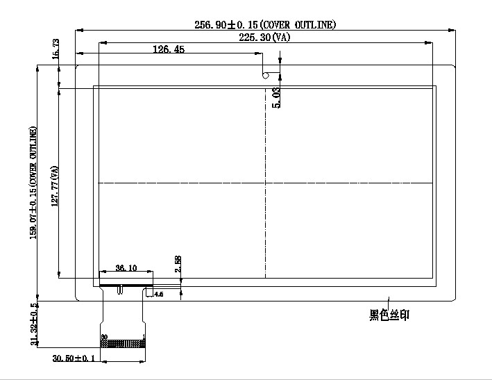 Custom KTV Touch Screen Panel 10.1 Inch CTP 1920x1080 1.1MM Thickness