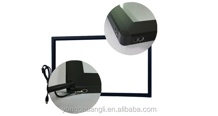 Multi Touch 20points IR Touch Bezel Frame 55 Touch Screen Overlay