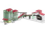 Mild Steel Silica Sand Automatic 200tpd Glass Batch Plant