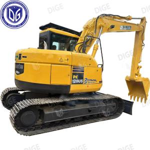 Quality PC128US Used Komatsu Excavator 12.8 Ton Used Crawler Excavator Second Hand Excavator wholesale