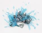 Thanksgiving Party Decoration Stripped Goose and Rooster Coque Feather Flower