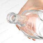 Glass Bottle with Thick Bottom and Cork 250ml 500ml 750ml Base Material Glass