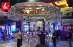 Rotating Aluminum Spigot Truss Stage Lighting Truss Circle Black White