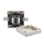 100*100*75mm Pastic Electrical Enclosure Cable Junction Box Connectors Assembled