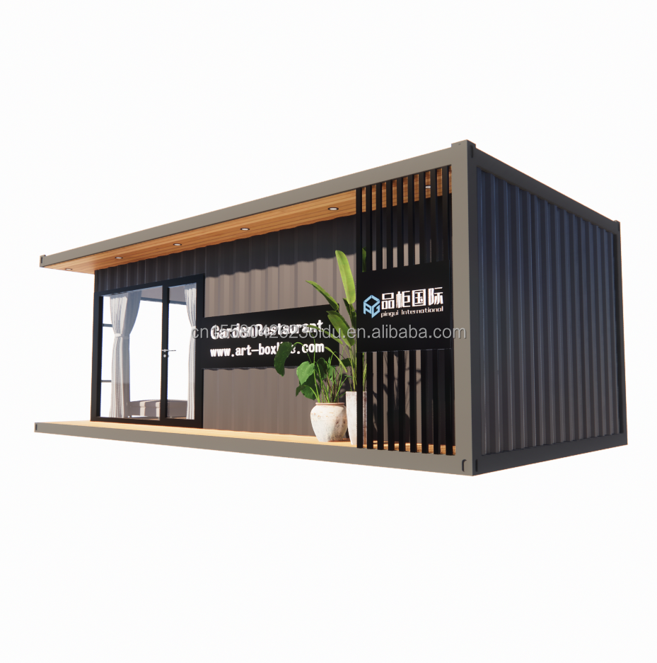 Galvanized Steel Square Tubes Main Structure of 30ft Durable Marine Container for Supermarket Distribution
