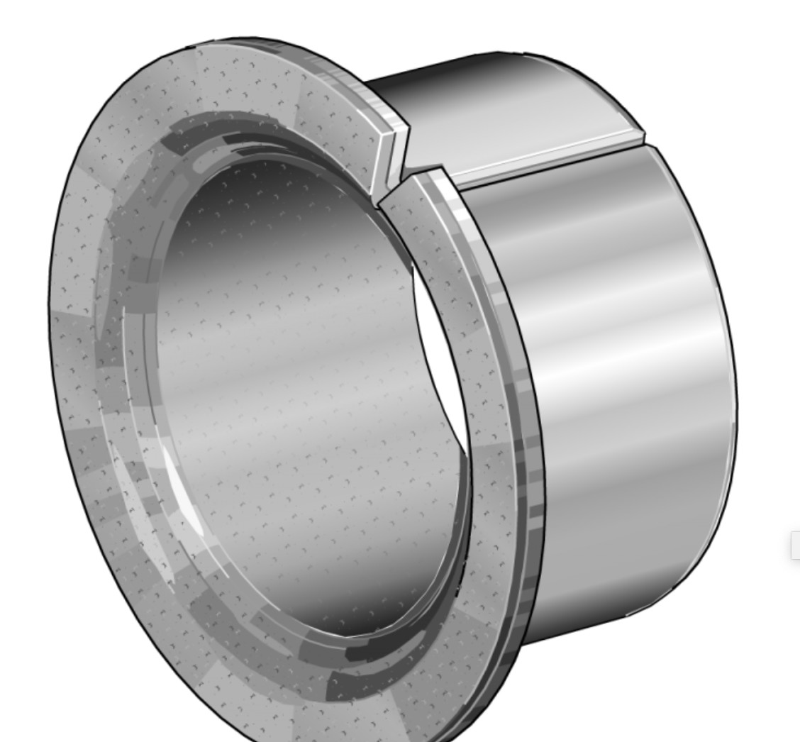 Pap 3015 P10 Metric Metal-Polymer Bearings Bushing Low Carbon Steel Tin Plating