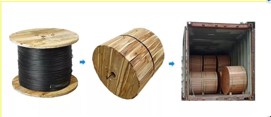 FTTH Aerial 8-Figure Outdoor Round Single Mode Fiber Optic Cable for Easy Installation