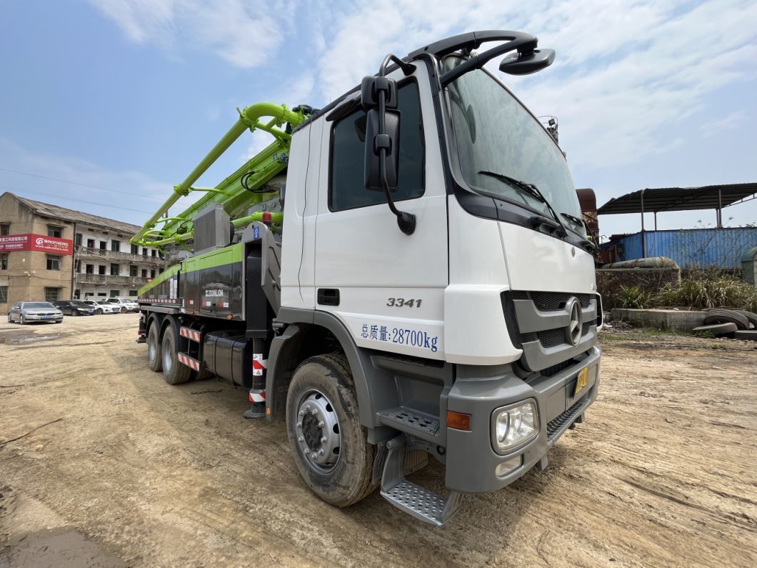 2015 Zoomlion 38m Used Concrete Pump on Mercedes Benz