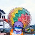 Super Trumpet Water Park Slide with Pool for Adult
