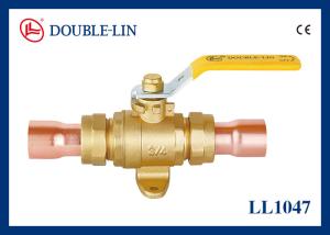 Quality Lever Handle Soldering 40mm X 40mm Brass Gas Ball Valve wholesale