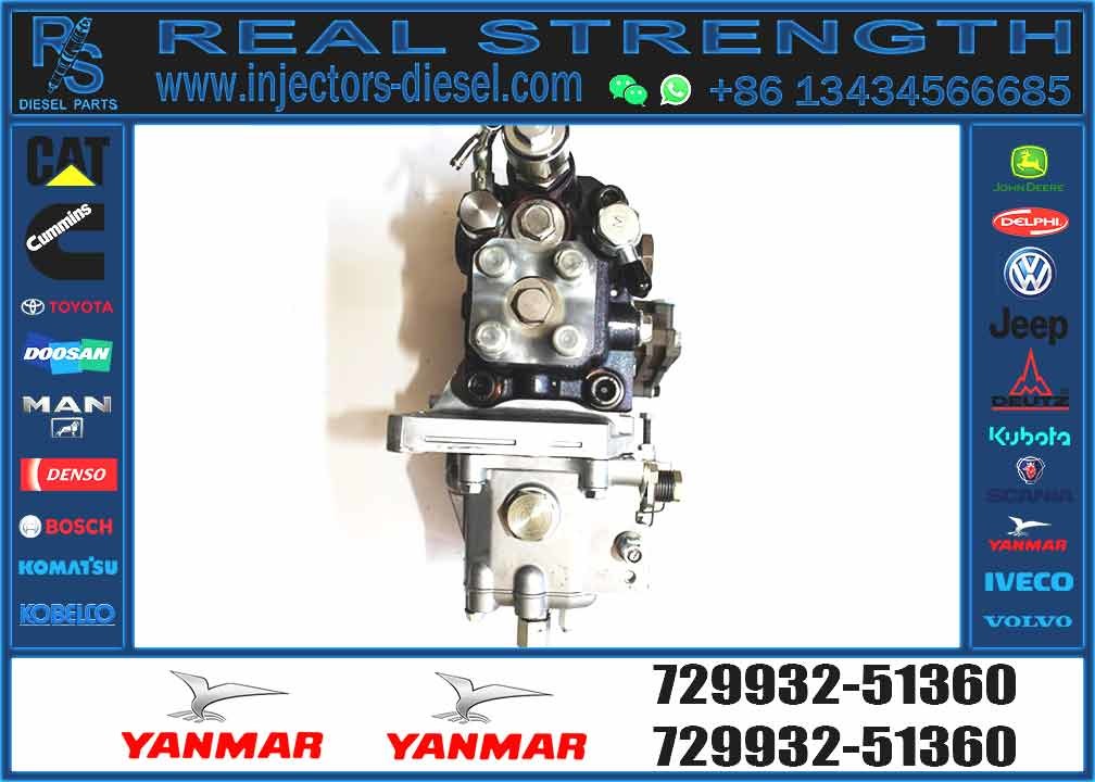 Excavator Accessories 4D98 4TNV98 4TNV94 Engine Fuel Injection pump 729932-51360 729974-51370 729974-51400 729939-51320