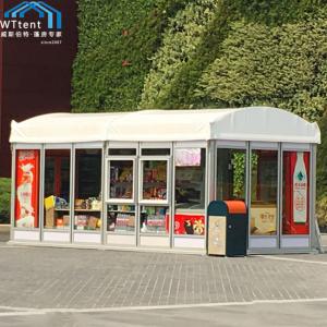 Quality Small Size Kiosk Arcum Tent Showroom Galvanized Steel Connectors wholesale