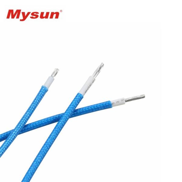 Fiberglass Braided Silicone Insulated Wire UL3122 0.3-1.25sqmm Tinned Copper
