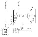 Small Misreading Range UHF Tags/Labels/Cards Reading/Writing Card Reader
