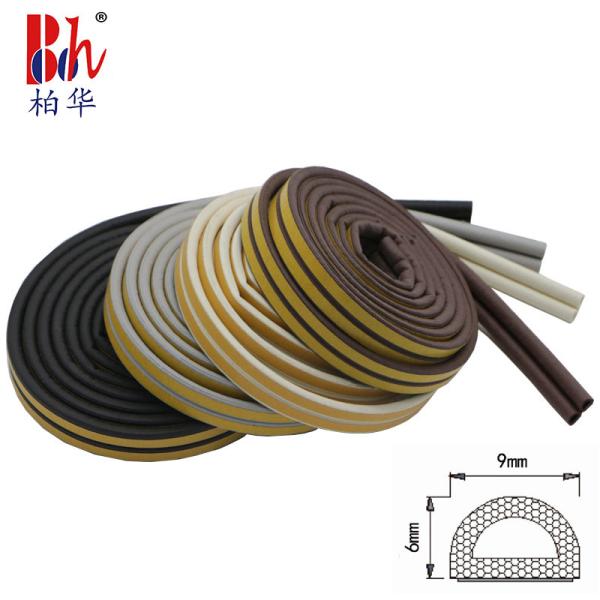 Multifunction EPDM Rubber Seals Self Adhesive Foam Weatherstrips Draught
