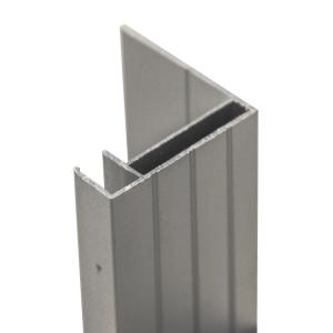 Quality 6061 T6 L Shape Aluminum Curtain Wall Profile Solar Panel Cell Frame Profile wholesale