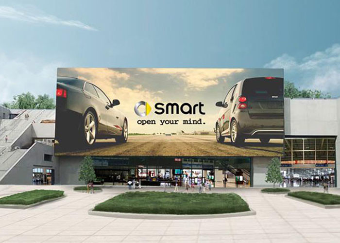 Ultra Thin P6 Full Color LED Display Outdoor Led Advertising Screen 48x24 dots