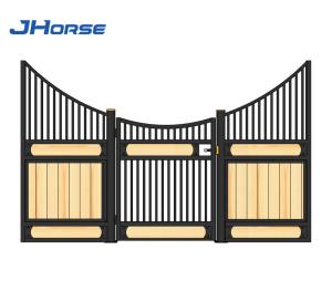 Quality Luxury Design Horse Stables Stalls Sets With Steel Frame Wood Panel wholesale
