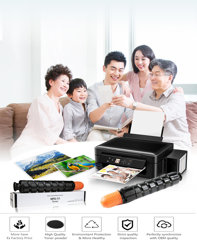 Compatible Canon Copier Toner Cartridge Black Replaces Canon 2785B002 NPG51