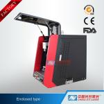 Raycus IPG 20W 30W 50W Mini Enclosed Fiber Laser Marking Machine for Aluminum