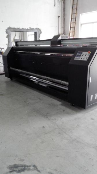 Cheap Large Format Pop Up Mirror Flag Tent Curtain Wall Paper Printing Machine , digital fabric printer for sale