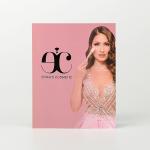 350gsm Personalized Rose Gold Logo Paper Thank You Card For E Commerce Packaging