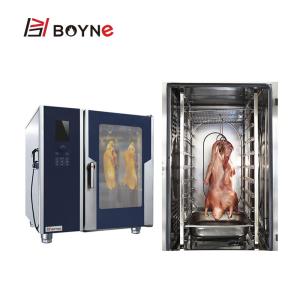 Quality 18.5kw Commercial Kitchen Cooking Equipment 10 Trays Steam Combi Oven With Injection LCD Version wholesale