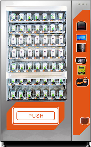 Combo Food And Drink Vending Machines, Card Reader Vending Machine