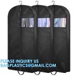Carry On Garment Bag For Business Travel Canvas Leather Men Suit Cover, Non