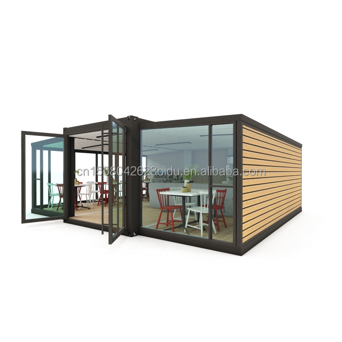 Main Structure Galvanized Steel Square Tubes Container Modules for Modern Hotel Coffee Shop in EU Australia